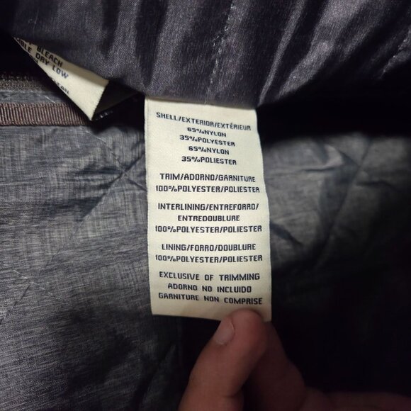 Joseph Abboud Quilted Jacket M Gray Lightweight Polyester Blend Casual Outerwear - Picture 4 of 5